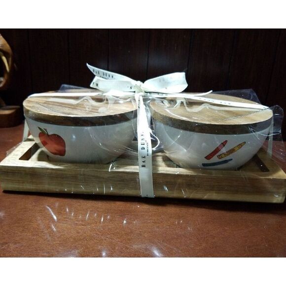 Rae Dunn Create & Inspire Bowls Tray Set - Picture 2 of 4